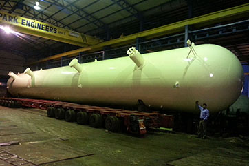 Mounded Storage Vessel